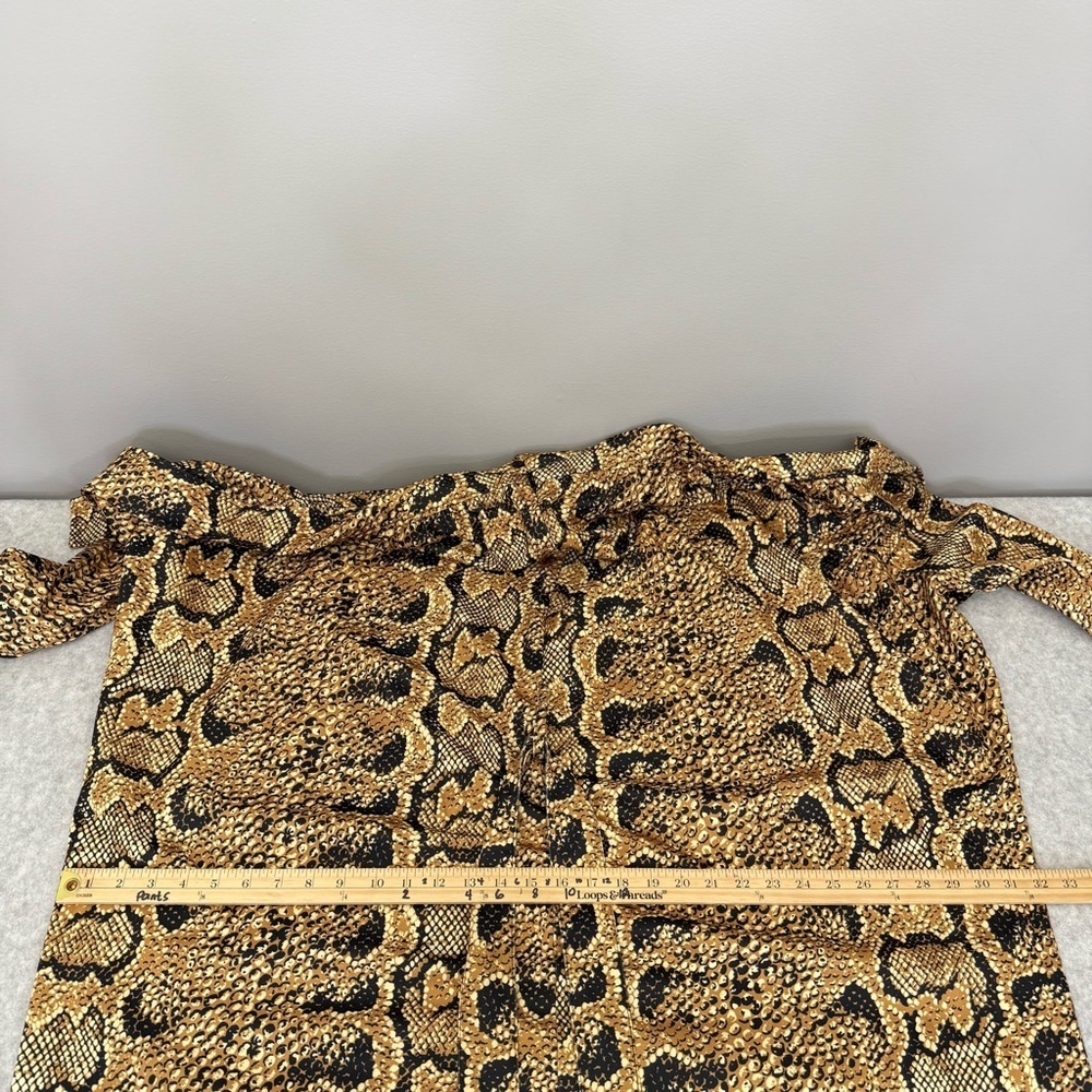 KATE HEWKO Leopard Print Dress size Medium oversized - Picture 12 of 12